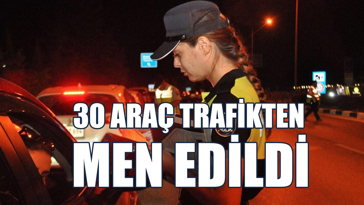 Çeşitli Trafik Suçlarından 362 Sürücü Rapor Edildi