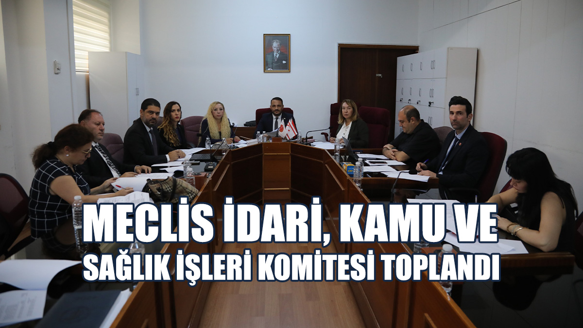 Yasa Tasarıları Ele Alındı