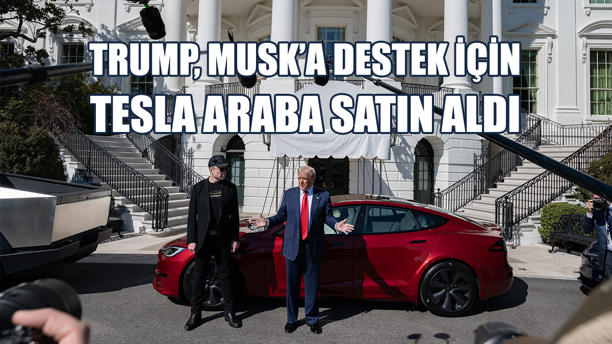 Trump, Musk’la Birlikte Araca Binerek Poz Verdi