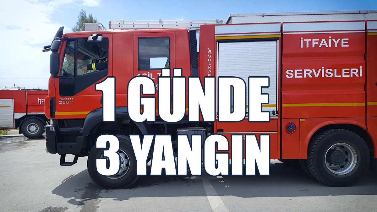 Kozanköy, Pamuklu Ve Girne'den Yangın...