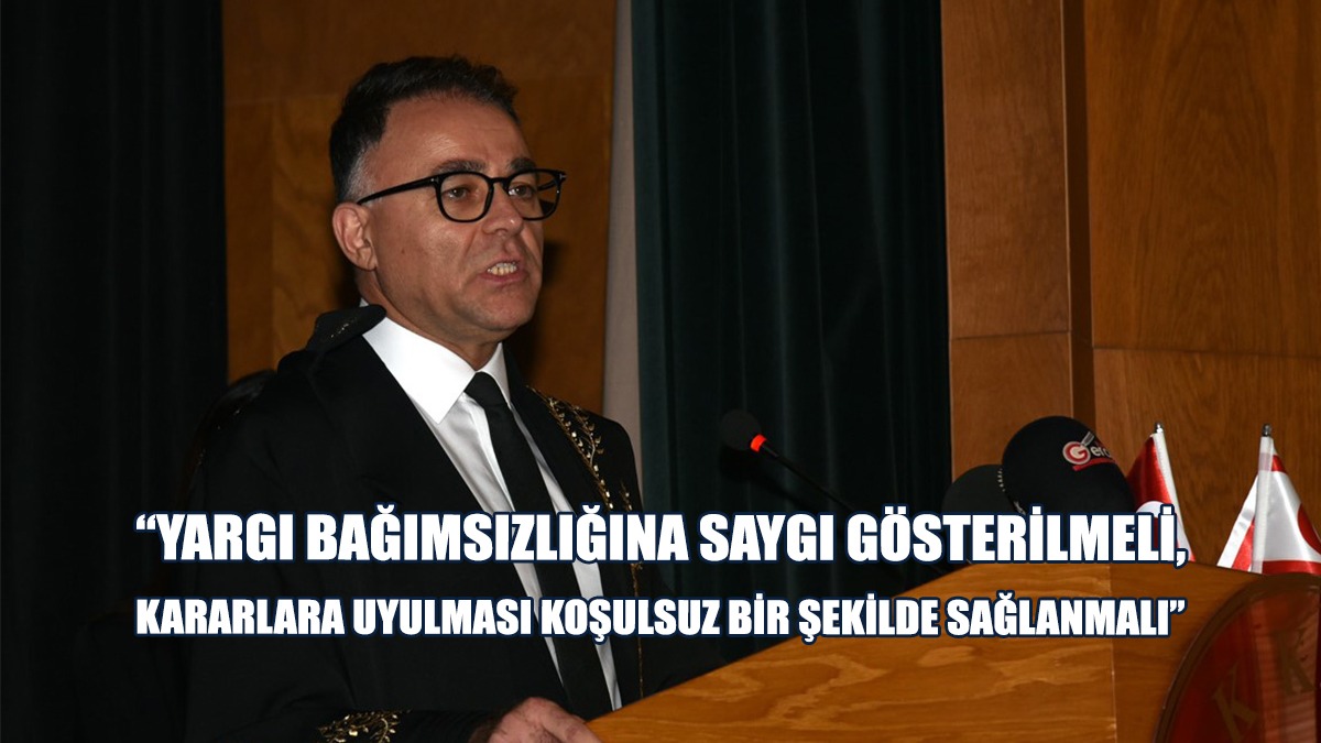 Adli Yıl Açılışında Yüksek Mahkeme Başkanı Özerdağ’dan Önemli Mesajlar