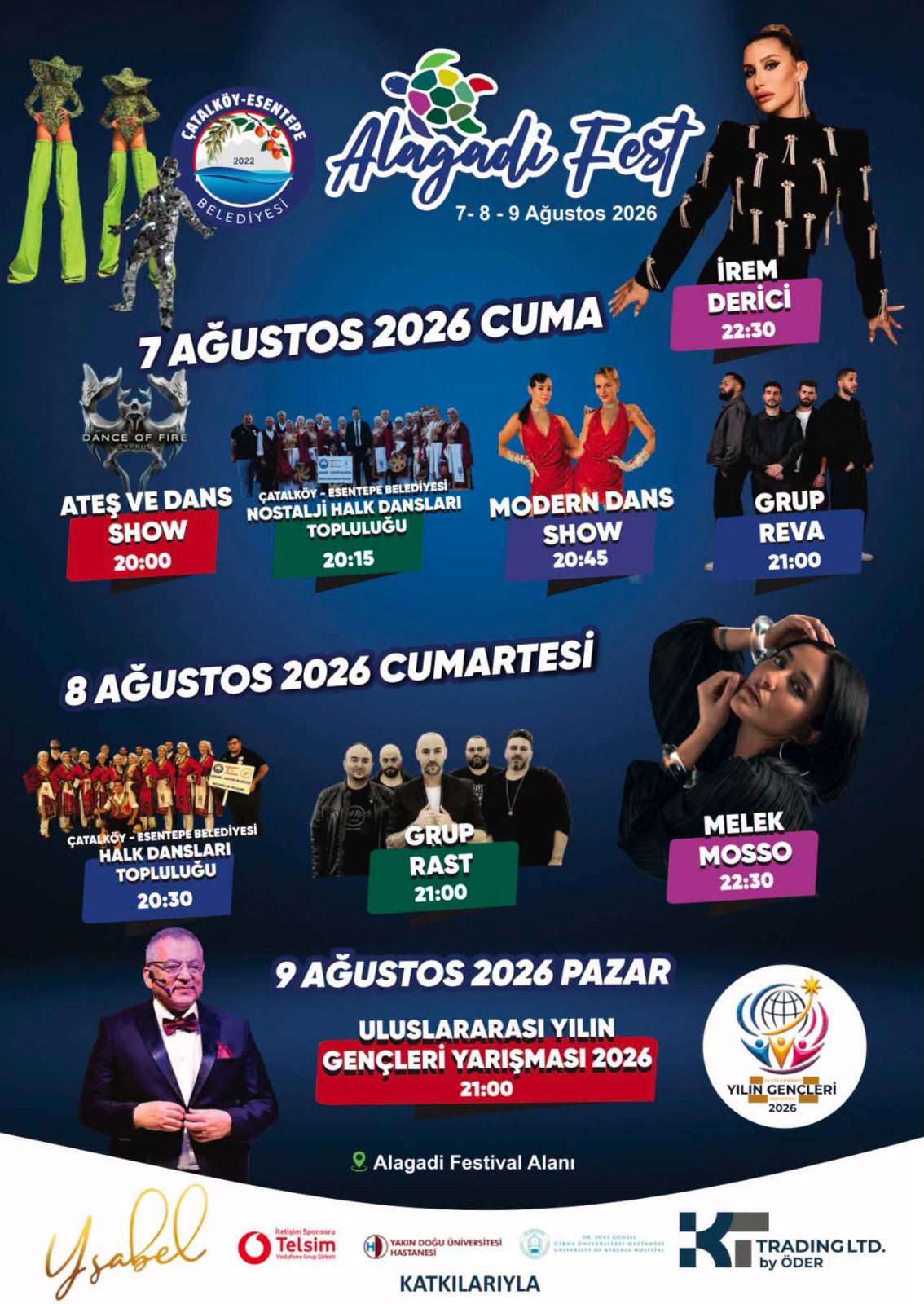 Alagadi Fest 7 Ağustos’ta başlıyor