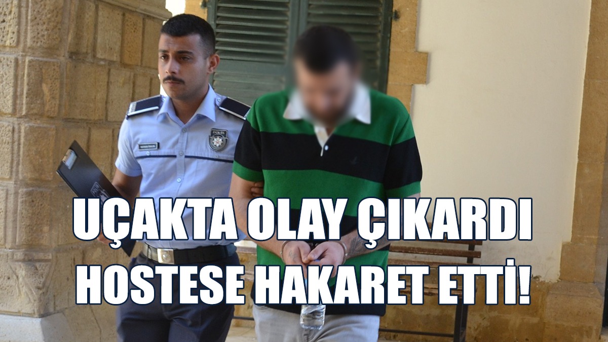 Uçakta Olay Çıkaran Sarhoş Tutuklandı