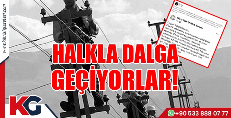 HALKLA DALGA GEÇİYORLAR!