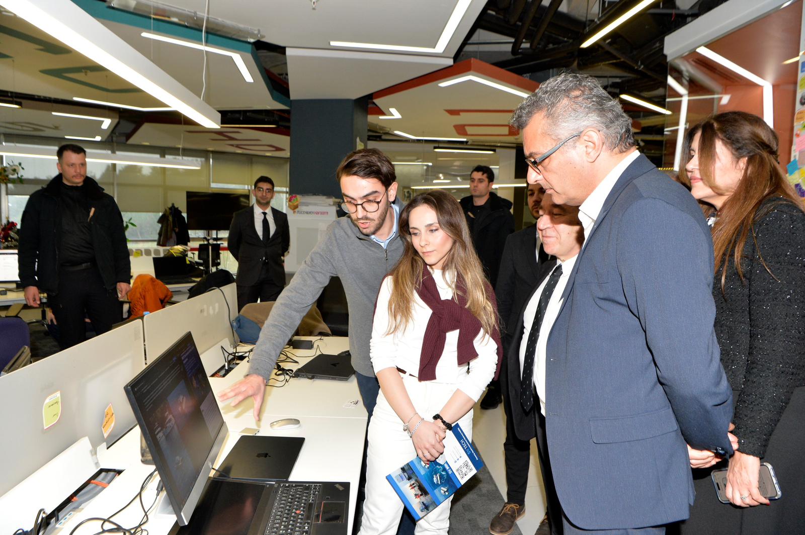 Cumhurbaşkanı Erhürman, İTÜ Çekirdek'te incelemelerde bulundu