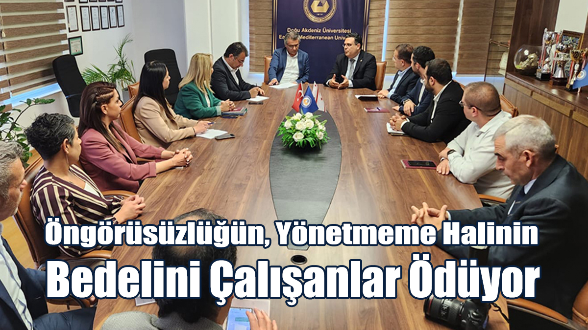 Erhürman: Öngörüsüzlüğün, Yönetmeme Halinin Bedelini Çalışanlar Ödüyor