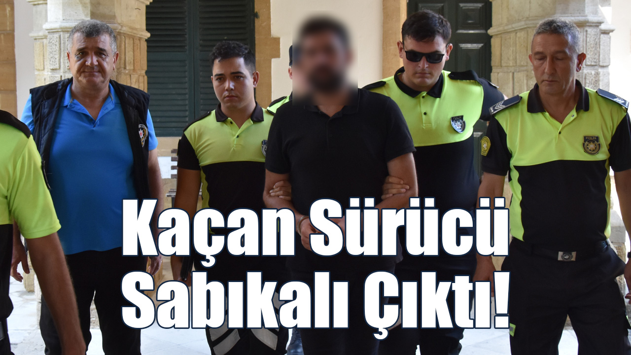Kaçan Sürücü Sabıkalı Çıktı!