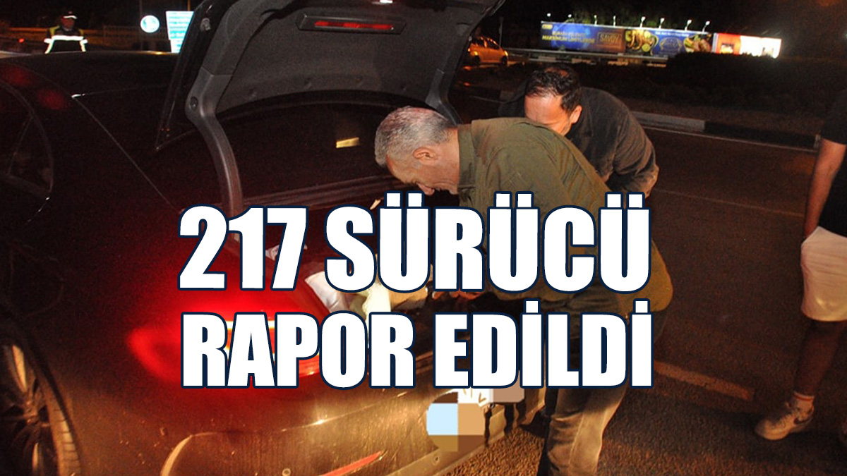 Trafik Denetimlerinde Bin 466 Araç Sürücüsü Kontrol Edildi