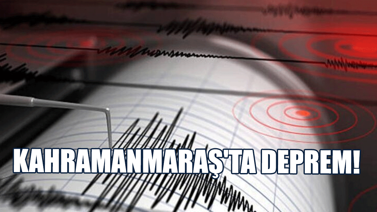 Kahramanmaraş'ta 3.8 Büyüklüğünde Deprem!