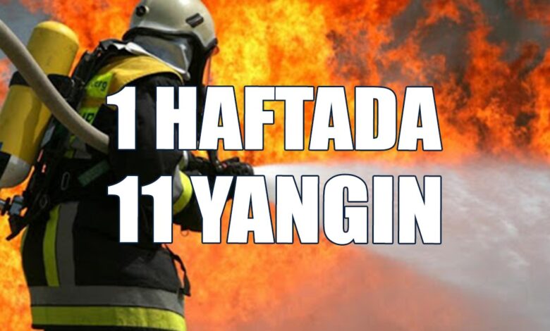 Yangınlar Sonucu Meydana Gelen Toplam Zarar 190.000TL!