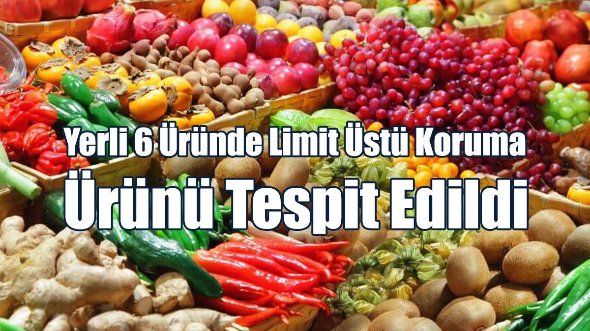 Yerli 6 Üründe Limit Üstü Koruma Ürünü Tespit Edildi