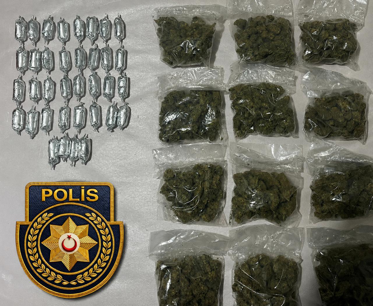 Lefkoşa’da uyuşturucu operasyonu: 350 gram hintkeneviri ele geçirildi