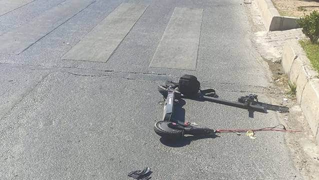 Mehmetçik’te elektrikli scooter kazası: 13 yaşındaki sürücü ağır yaralandı