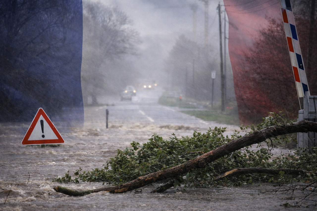 Fransa'da Nils Fırtınası nedeniyle 900 bin hane elektriksiz kaldı