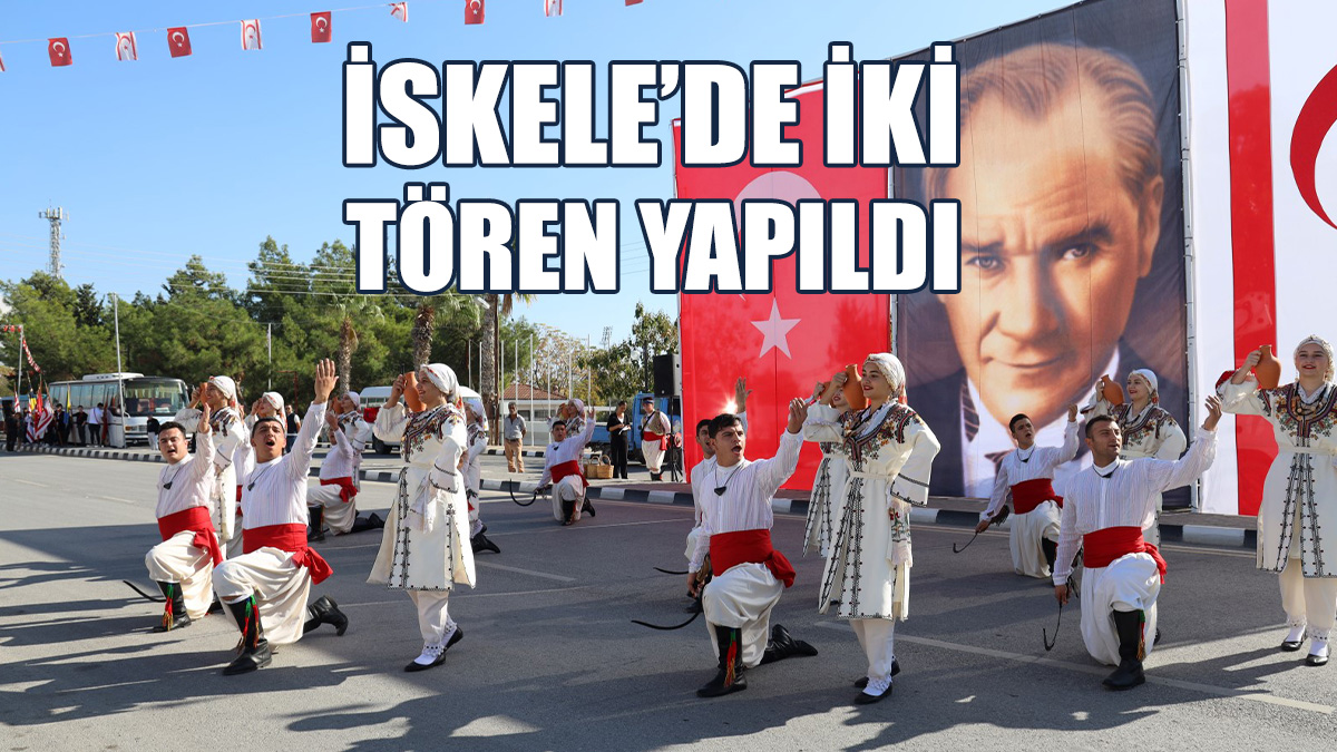 KKTC’nin Kuruluşunun Yıldönümü Nedeniyle İskele’de Tören Düzenlendi
