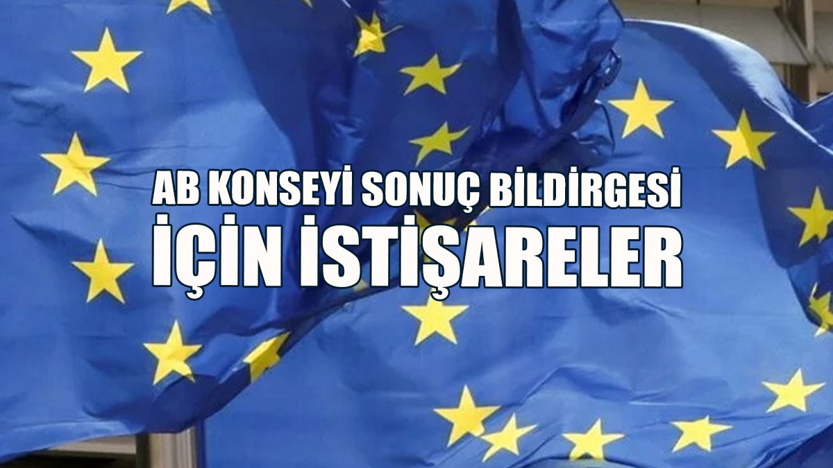 AB Konseyi Sonuç Bildirgesi İçin İstişareler
