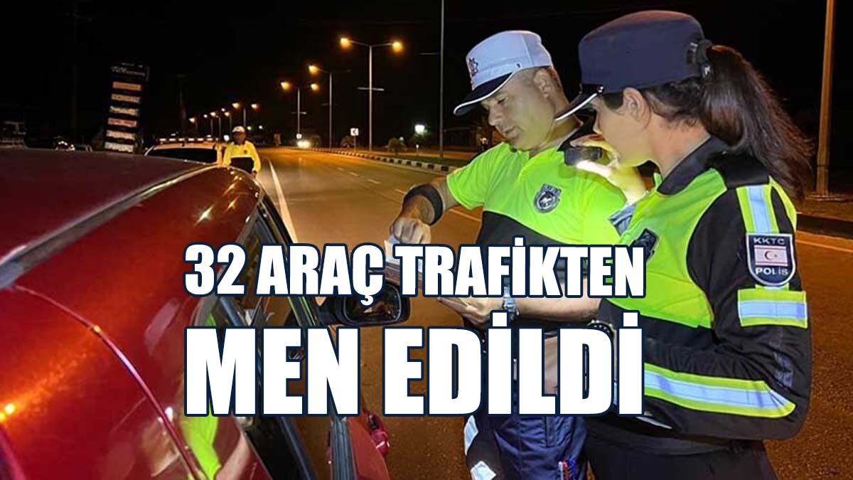 304 Sürücü Rapor Edildi