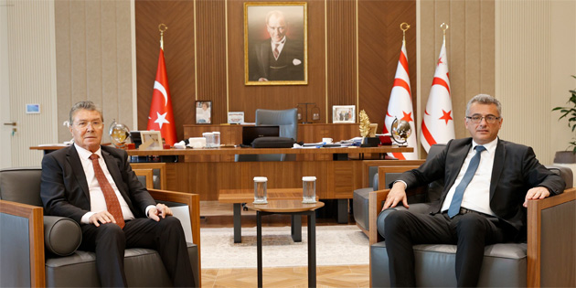 Cumhurbaşkanı Tufan Erhürman, Başbakan Ünal Üstel ile görüştü