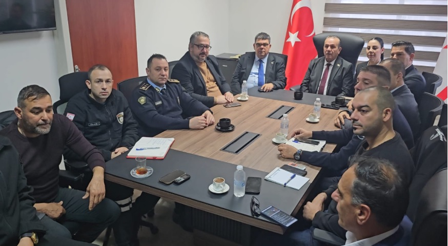 Ataoğlu, Girne İlçe Emniyet Kurulu toplantısına katıldı