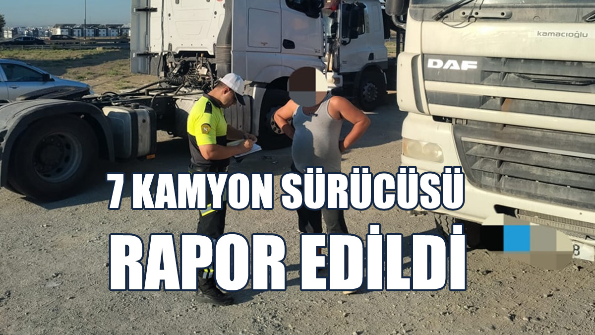 Kamyon Araçlara Yönelik Trafik Denetimleri Sürüyor