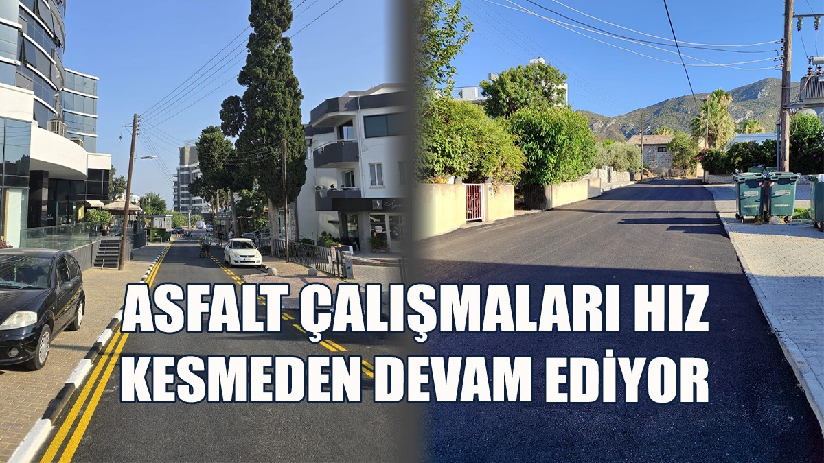 İki Haftada Yaklaşık 958 Ton Asfalt Kullanıldı
