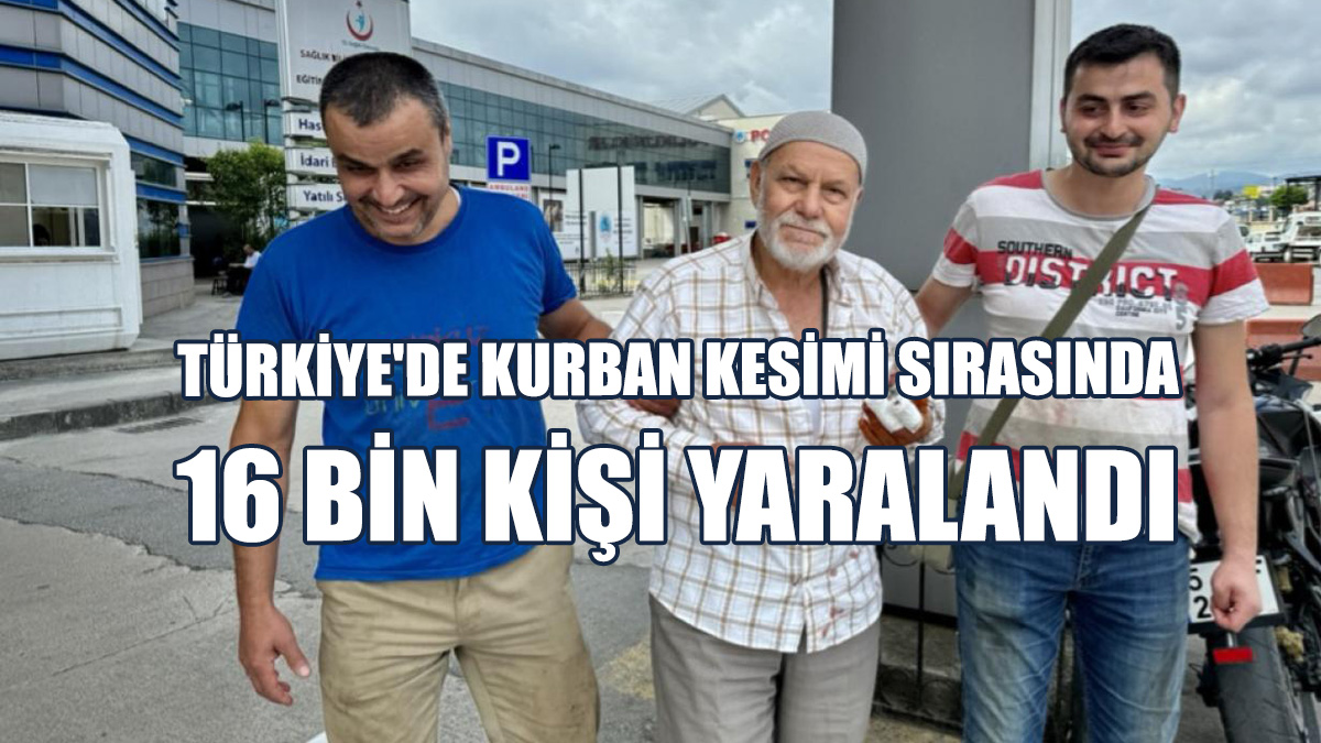 Türkiye'de Kurban Kesimi Sırasında 16 Bin Kişi Yaralandı