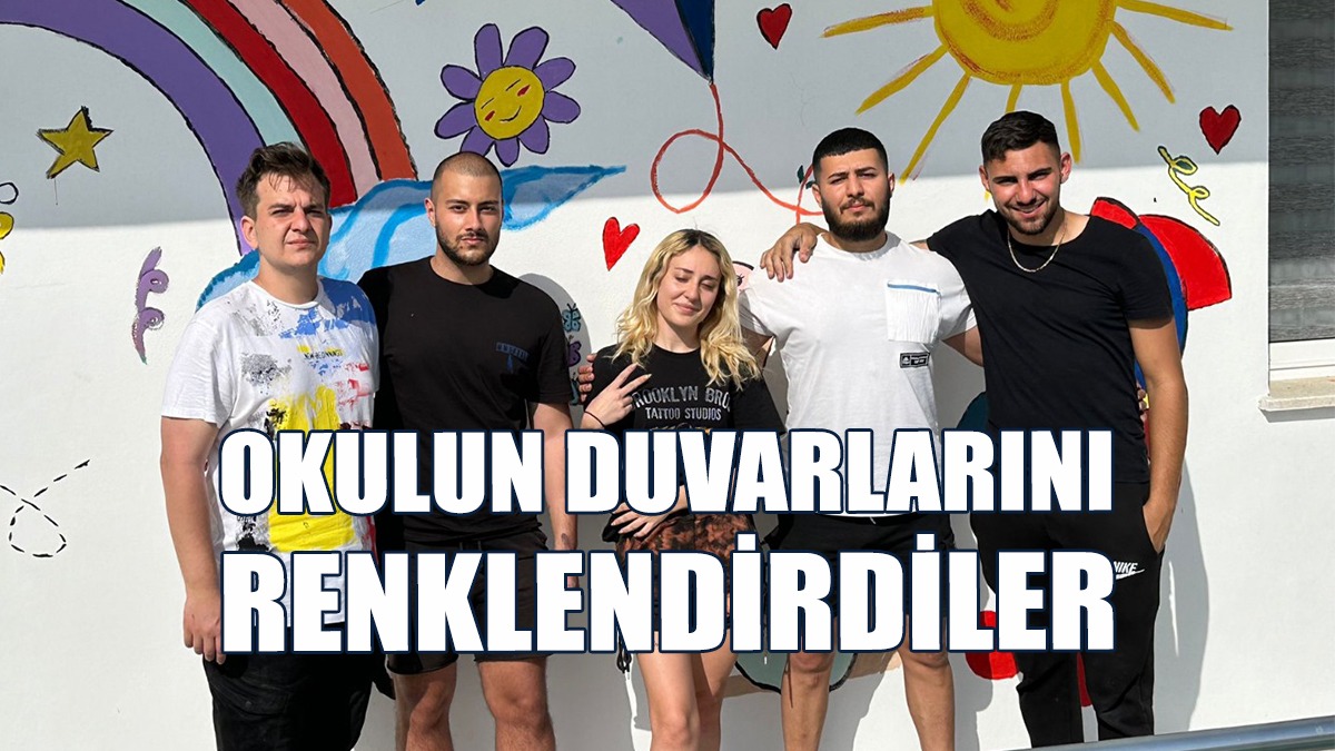 Ötüken Özel Eğitim Okulu’nun Duvarları Renklendirildi
