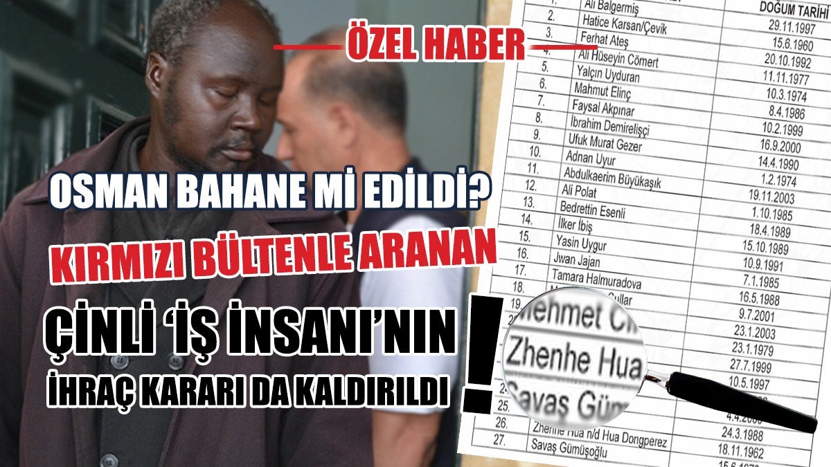 Kırmızı Bültenle Aranıyordu: Çin Uyruklu Zhenhe Hua’nın Da İhraç Kararı İptal Edildi