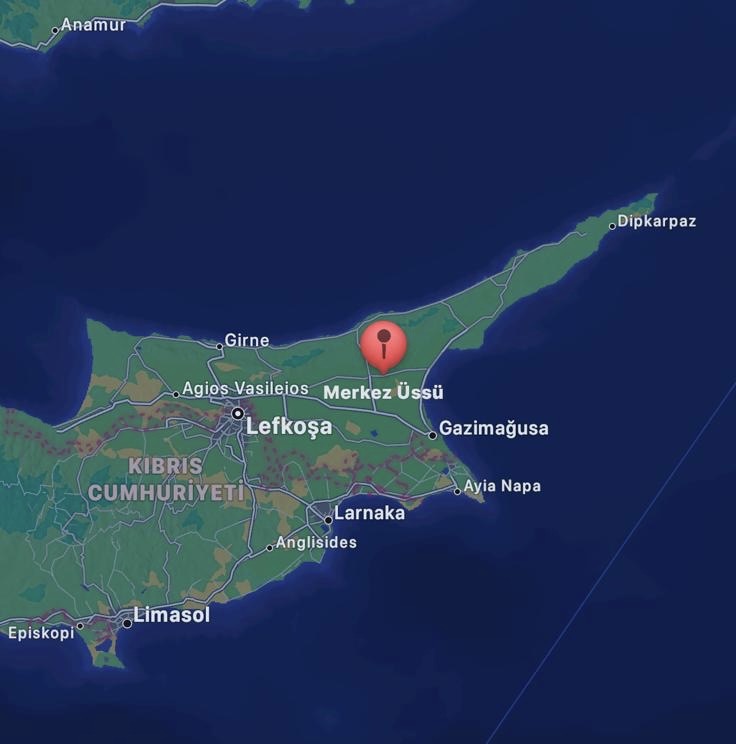 Kıbrıs-Akova’da deprem!