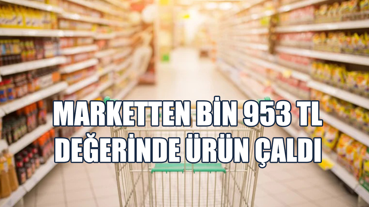 Lefkoşa'da Bir Markette Hırsızlık