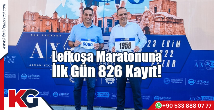 Lefkoşa Maratonuna İlk Gün 826 Kayıt!