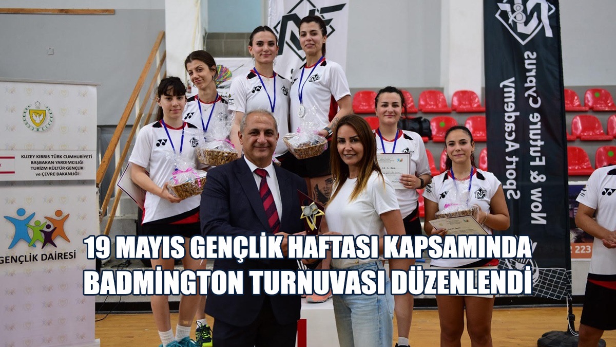 19 Mayıs Gençlik Haftası Kapsamında Badmington Turnuvası Düzenlendi