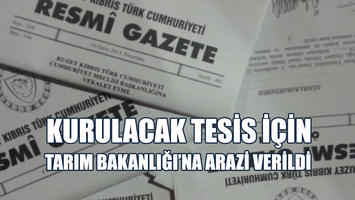 Haspolat’a Kurulacak Peynir Altı Suyu İşletme Tesisi İçin Arazi…