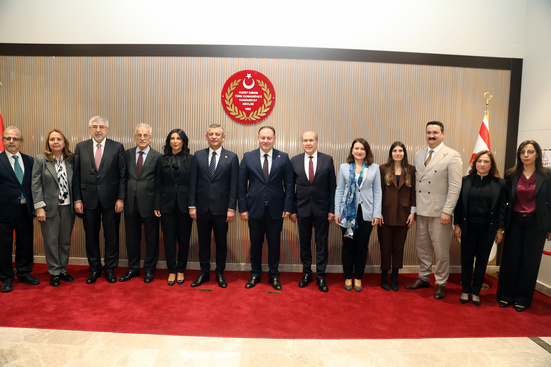 Öztürkler, KKTC’nin 42. kuruluş yıl dönümü dolayısıyla Türkiye’den gelen heyetleri kabul etti