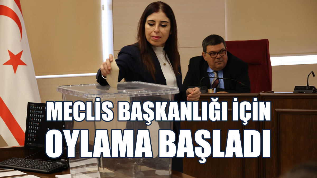 Meclis Başkanlığı İçin Ziya Öztürkler Oylanıyor