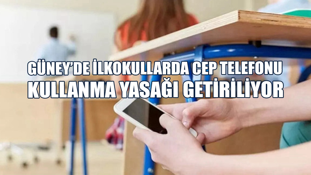 Güney Kıbrıs’taki İlkokullarda Cep Telefonu Kullanma Yasağı Getiriliyor