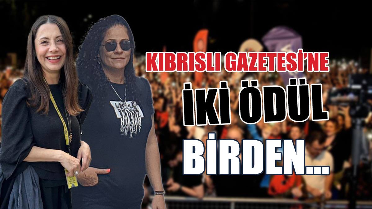 KIBRISLI Gazetesi’ne iki ödül birden… Bektaş ve Orakcıoğlu’na Kutlu Adalı Ödülü