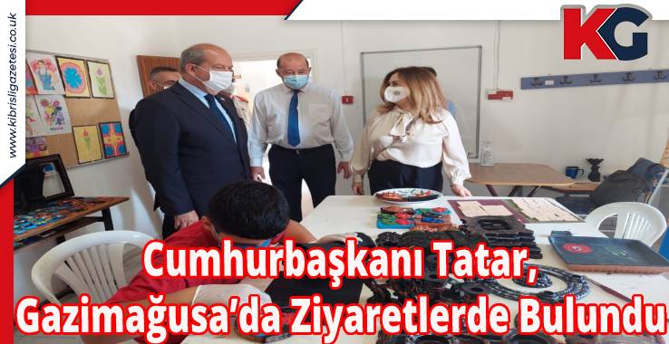 Cumhurbaşkanı Tatar, Gazimağusa’da Ziyaretlerde Bulundu