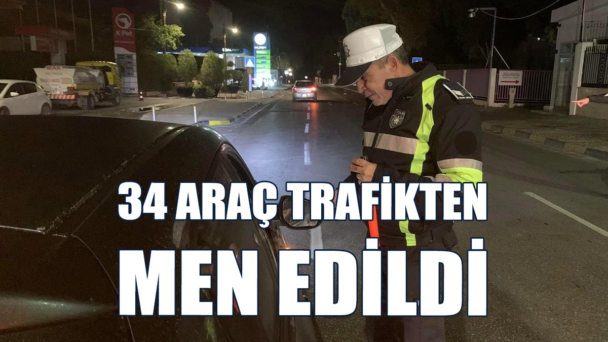 2 Bin 117 Araç Sürücüsü Kontrol Edildi