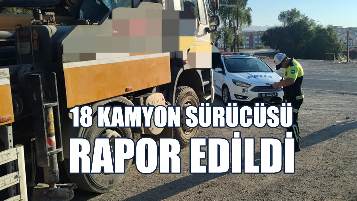 Kamyonlara Yönelik Denetim Gerçekleştirildi