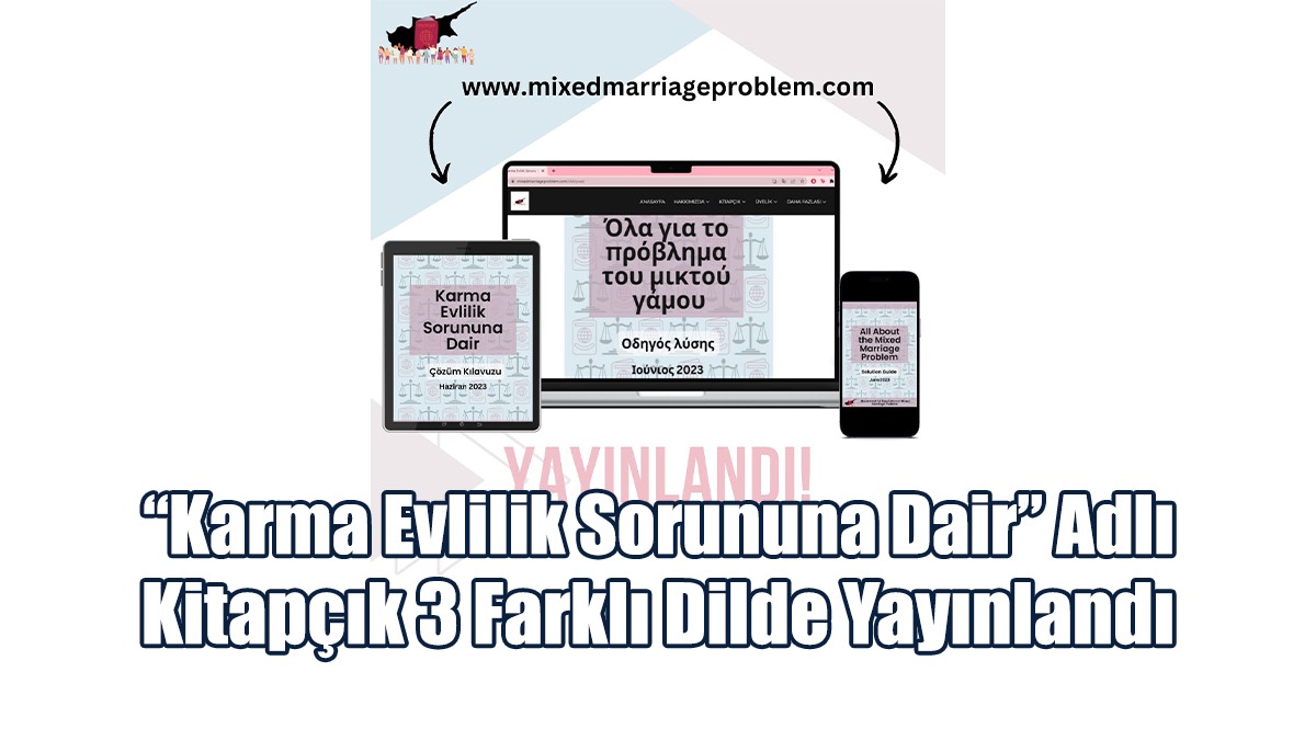 “Karma Evlilik Sorununa Dair” Adlı Kitapçık 3 Farklı Dilde Yayınlandı