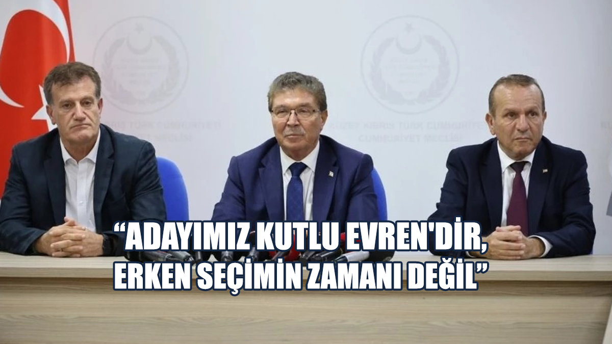 Üstel İlk Kez Açıklama Yaptı: Erken Seçimin Zamanı Değil