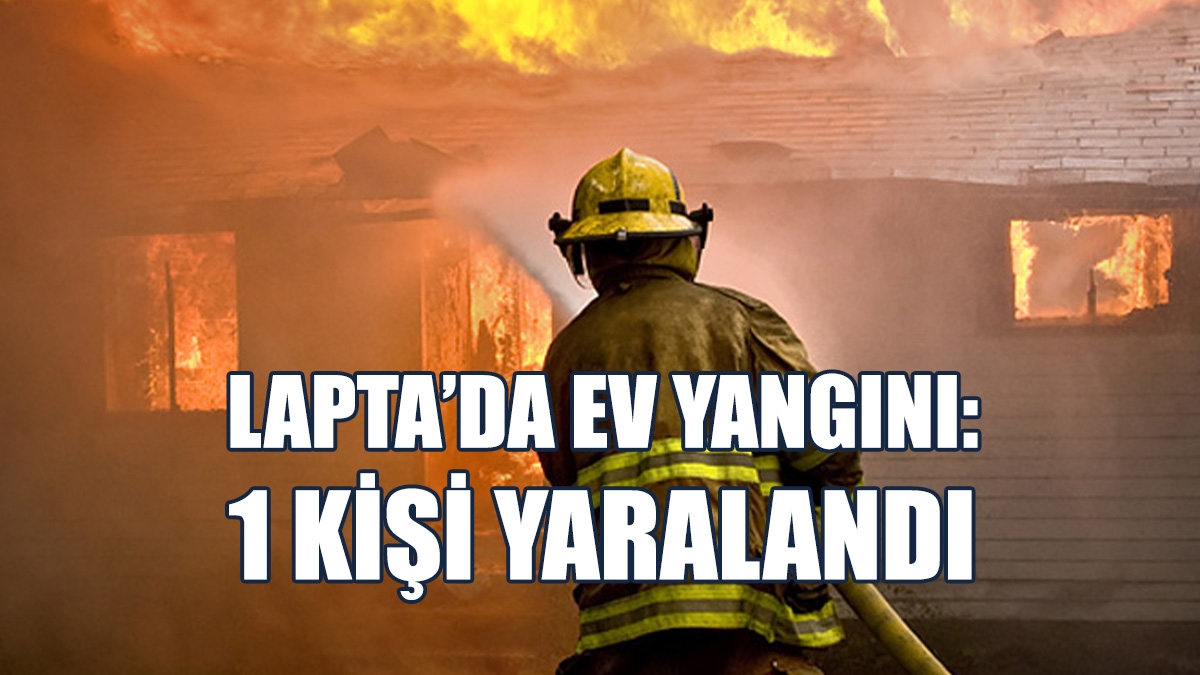 Lapta'da Ev Yangını...