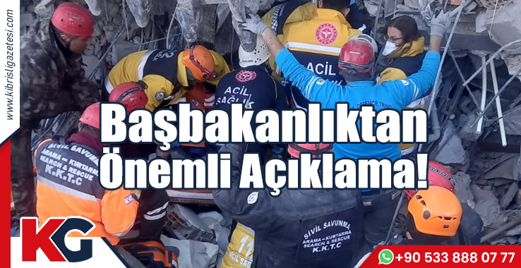 Başbakanlıktan Önemli Açıklama!