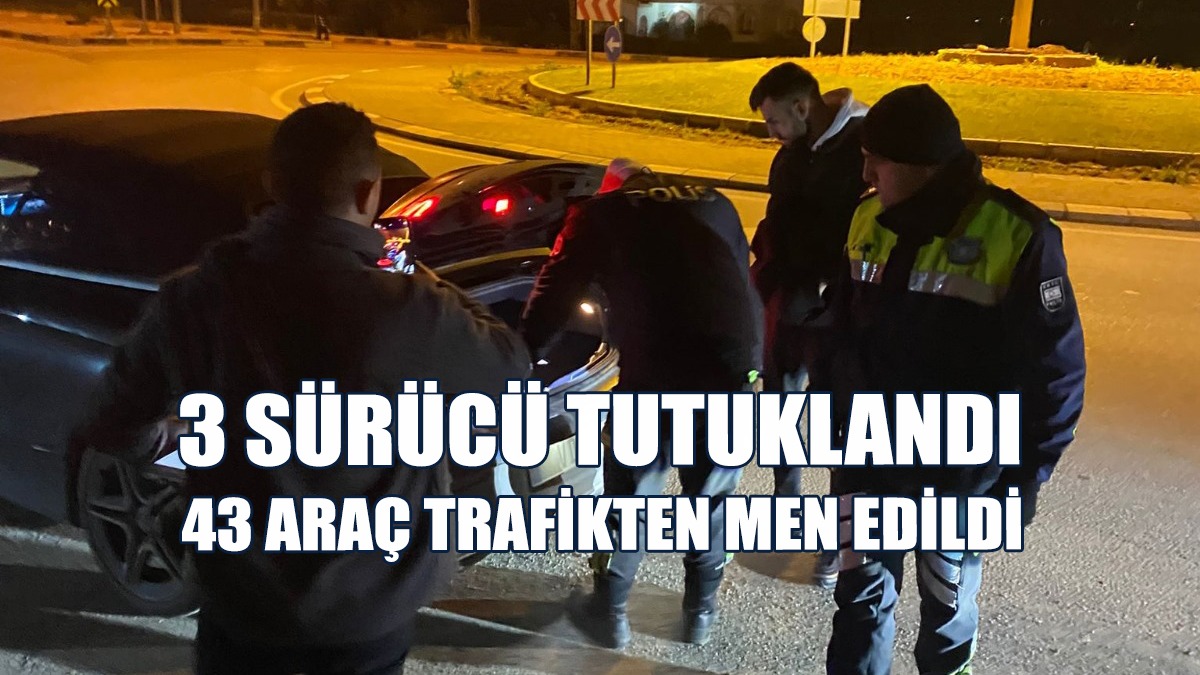 Trafik Denetimlerinde 611 Sürücü Rapor Edildi