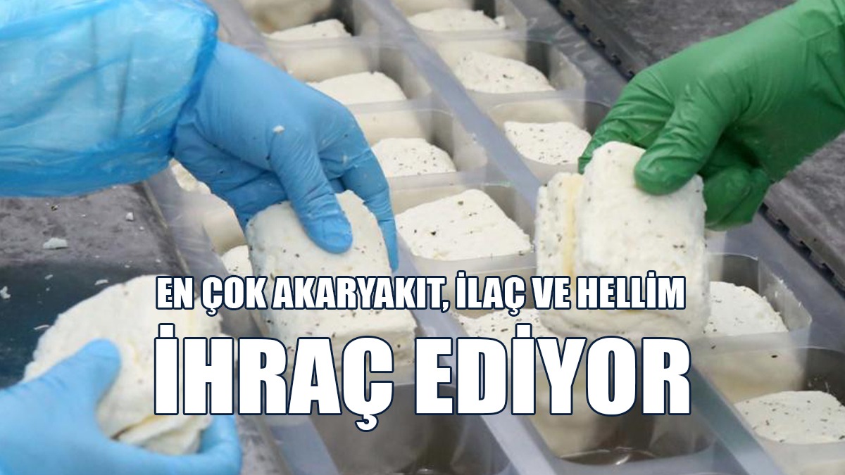 Güney Kıbrıs Yurtdışına En Çok Akaryakıt, İlaç Ve Hellim İhraç Ediyor