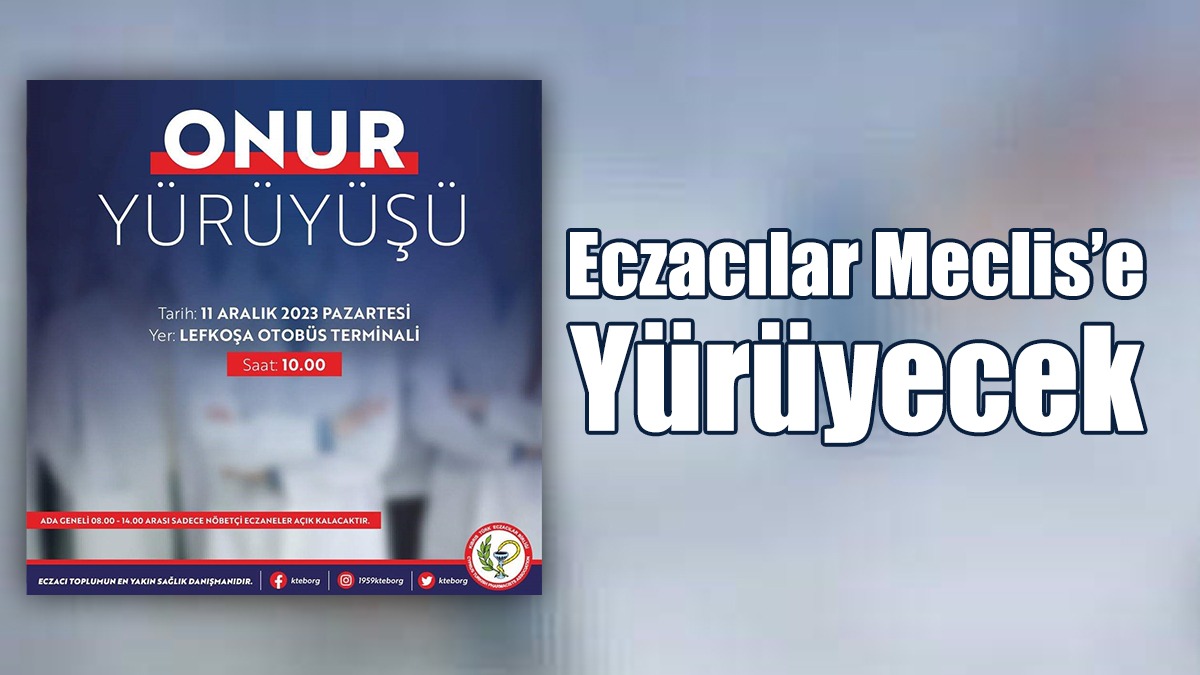 Eczacılar Onur Yürüyüşü Düzenliyor