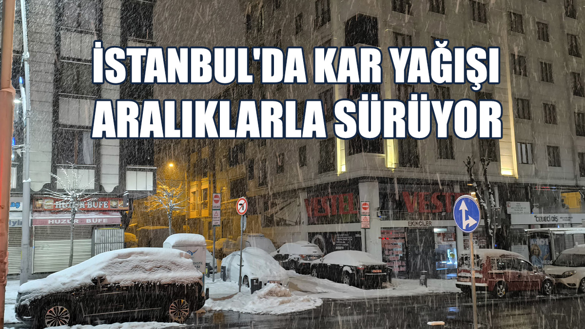 Kar Kalınlığı Yer Yer 10 Santimetreyi Buldu