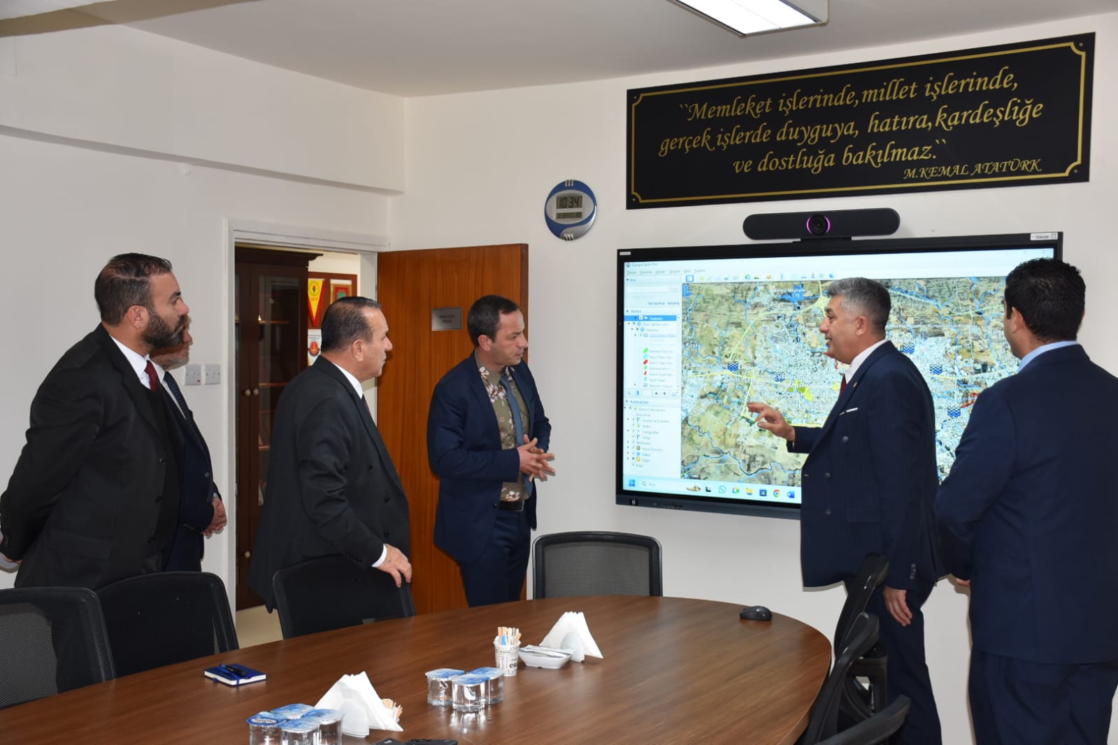 Ataoğlu Sivil Savunma Teşkilatı’nı ziyaret etti