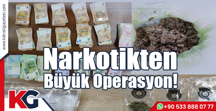 Narkotikten Büyük Operasyon!